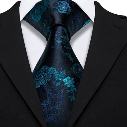 Barry.Wang Jacquard Water Duck Blue Men&