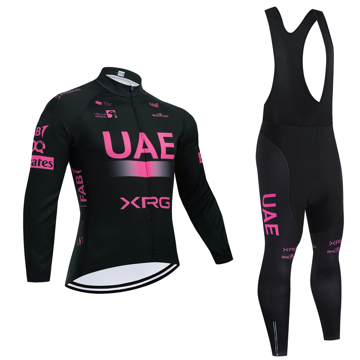 New UAE Cycling Jersey Bibs Pants Ropa Ciclismo 2027 Men Women Winter Thermal Fleece Bike Jacket Maillot Clothing