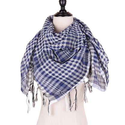 Arabic Scarf Large Arab Shemagh Headscarf with Tassel Costume Desert Scarf Head Neck Scarf for Men Women new Scarf &amp;Wrap