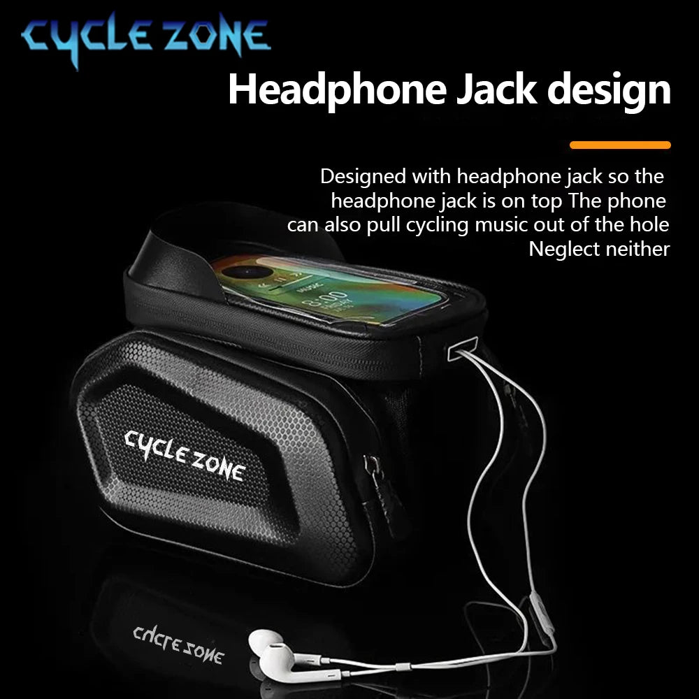 Bicycle Bags Bike Top Front Tube Frame Bag Touchscreen Phone Holder Case Storage MTB Road Bike Bag Cycling Accessories and Parts