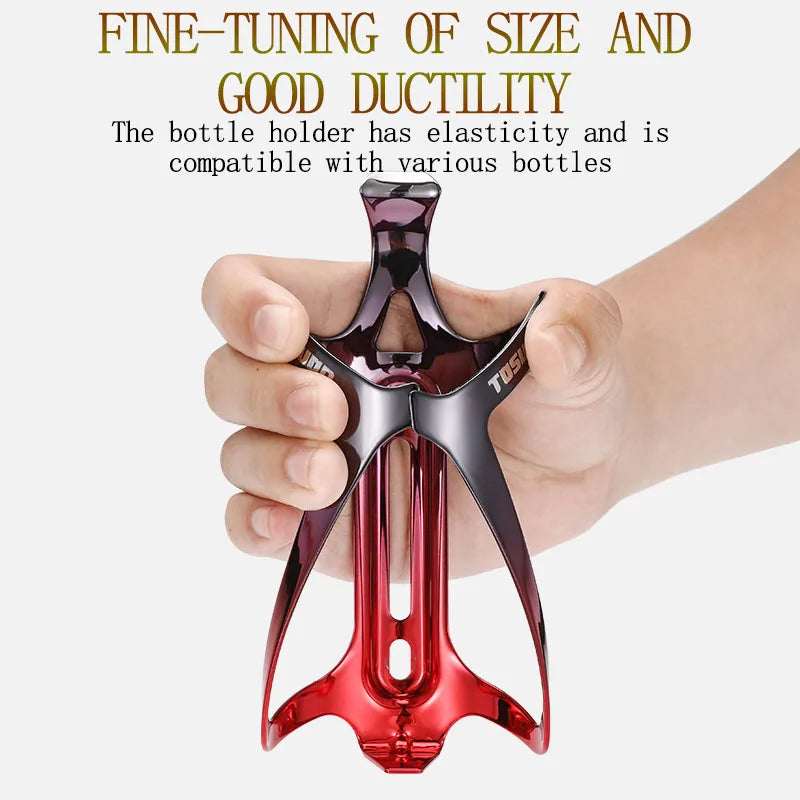 TOSUOD Bicycle bottle cage aluminum alloy cycling gradient colorful bracket cycling equipment road bike cup holder