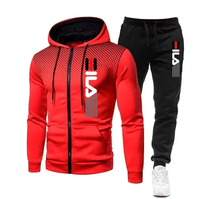 New explosive fashion trend sports suit men&