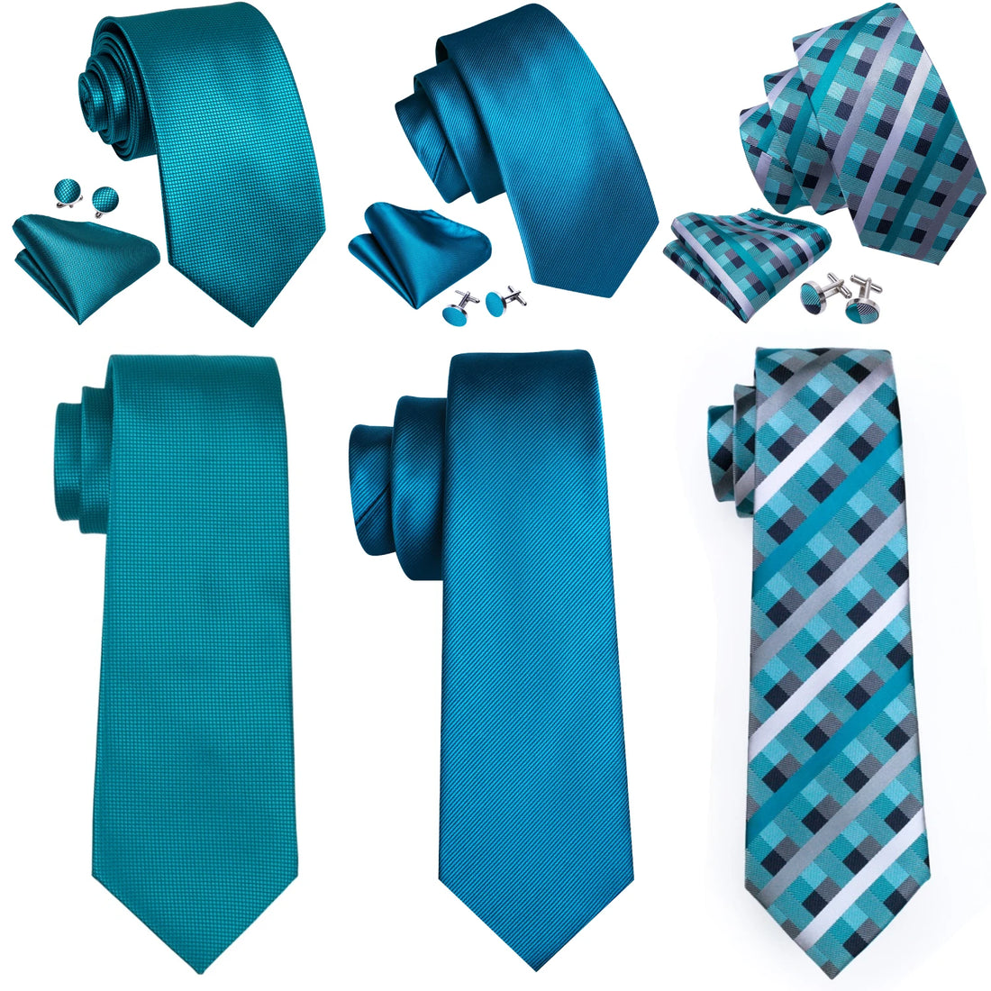 Barry.Wang Jacquard Water Duck Blue Men&