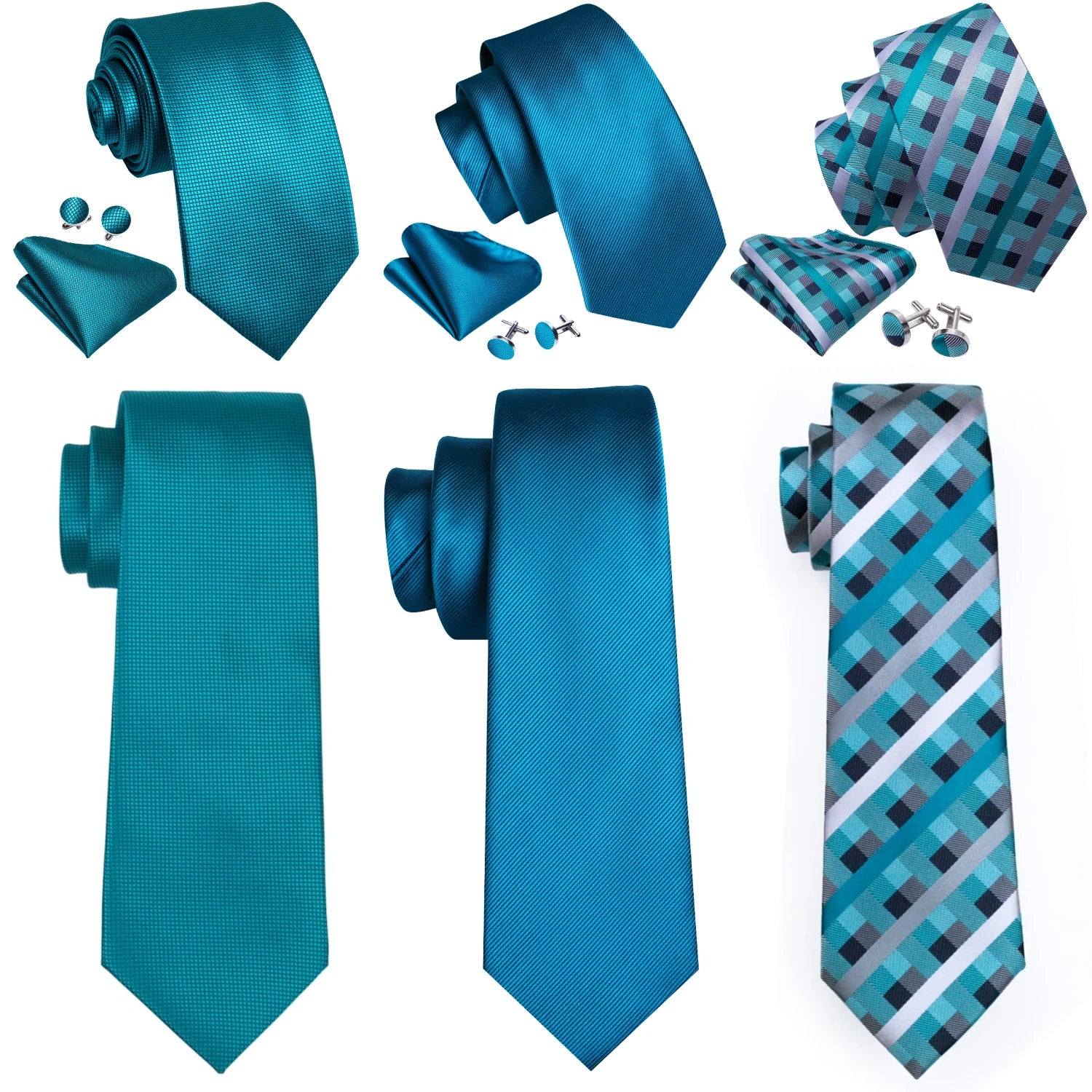 Barry.Wang Jacquard Water Duck Blue Men&