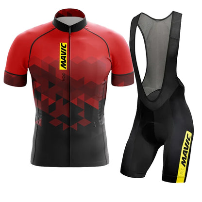 RCC MAVIC Pro Team Cycling Jersey Set Cycling Clothing Summer Road Bike Shirts Suit Bicycle Bib Shorts MTB Ropa Ciclismo Maillot