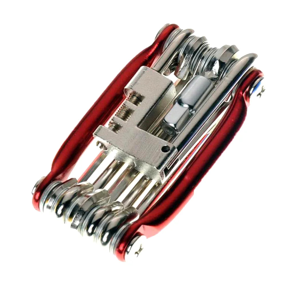 11 in 1 Bicycle Repair Tool Kit MTB Road Bike Wrench Screwdriver Chain Hex Spoke Multifunction Bicycle Repair Set Cycling Tool