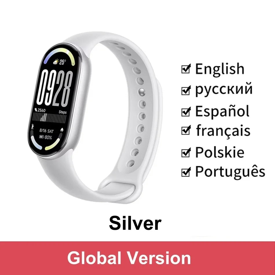 Xiaomi Mi Smart Band 10 Global Version 1.72" AMOLED Health Monitoring 21 Day Battery 5ATM Waterproof Smartwatch Sports Bracelet