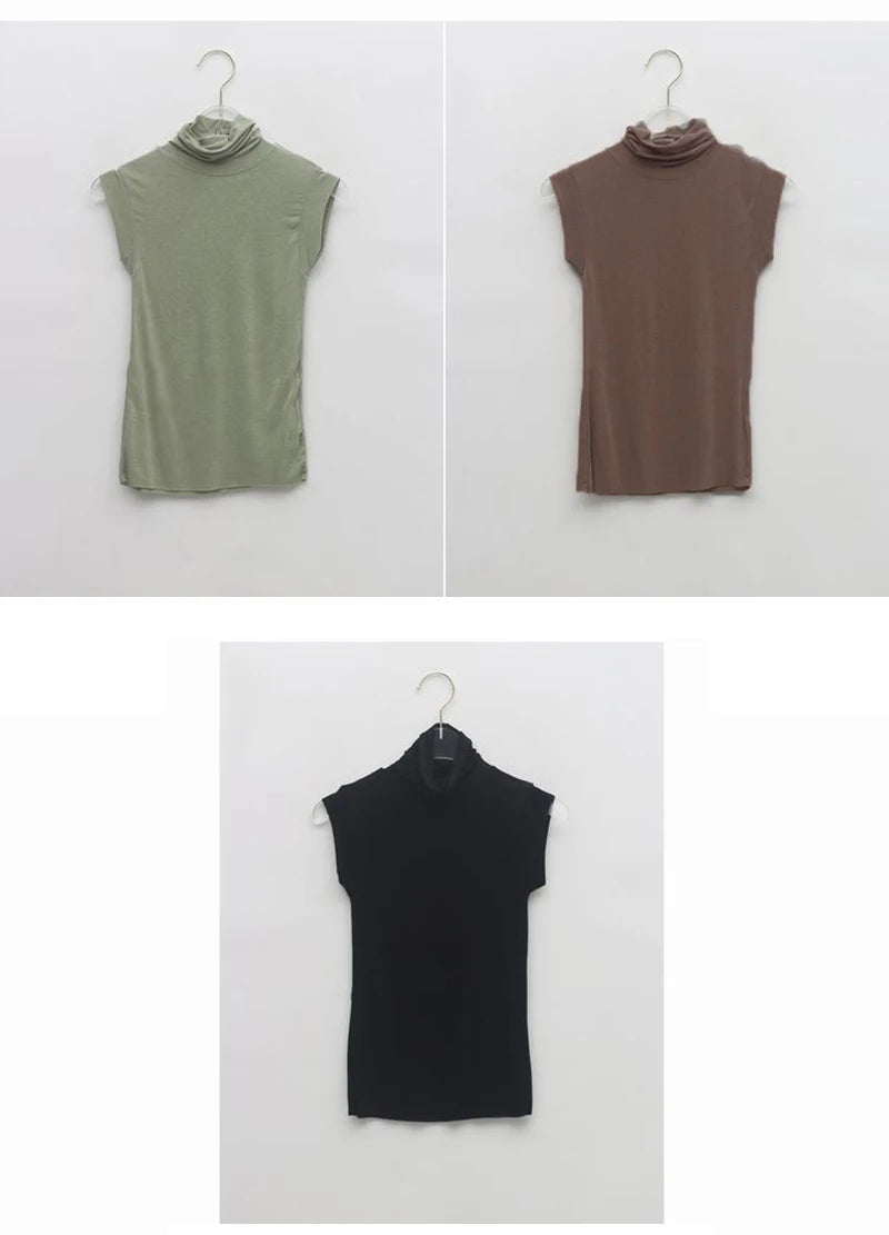 Solid Basic Long Sleeve Womens Tshirt Casual Black White Fashion Top T Shirt Ladies Fashion Korean See Through Tee Shirt