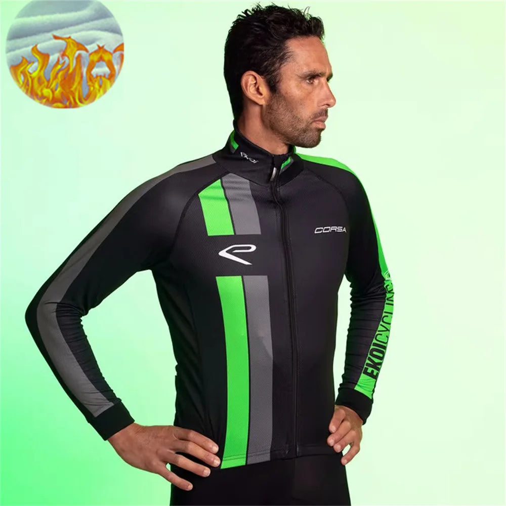 2024 New Winter Cycling Clothing Men&