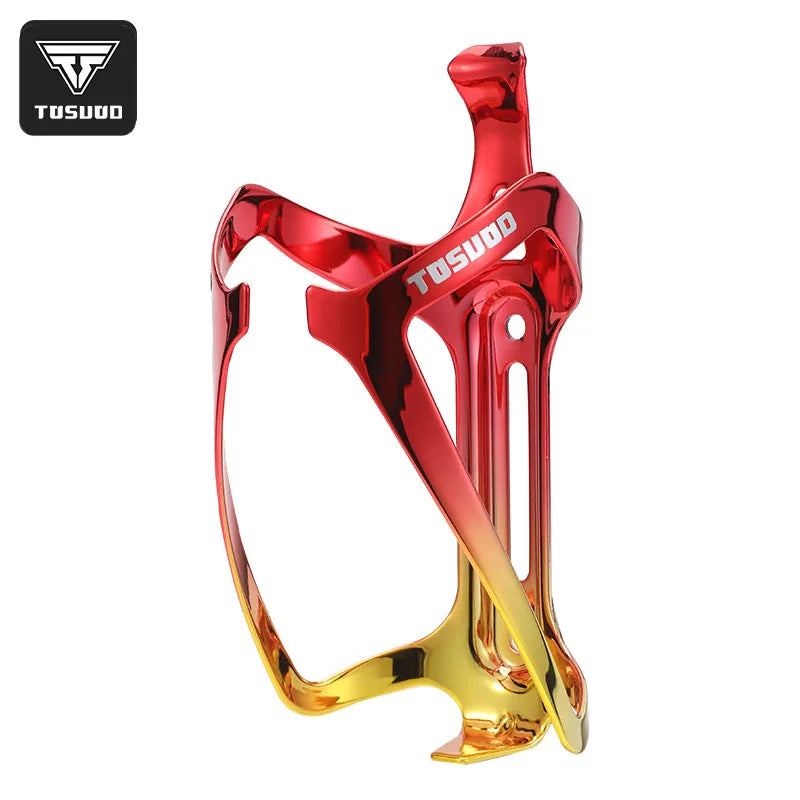 TOSUOD Bicycle bottle cage aluminum alloy cycling gradient colorful bracket cycling equipment road bike cup holder