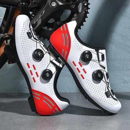 Mens Cycling Shoes Anti-slip Mountain Bike Shoes Unisex Road Cycling Sneakers Racing Shoes Outdoor Womens Bicycle Sneakers Mtb