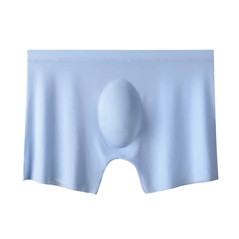 1pc Mens Boxers Shorts Ice Silk Men Panties Seamless Sexy Underwear Man Underpants Panties Male Antibacterial Breathable Briefs
