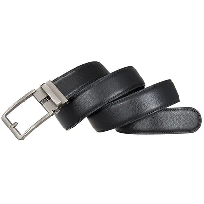 Click Belts for Men Luxury Brand Designer Fashion Automatic Buckle Genuine Leather Men&