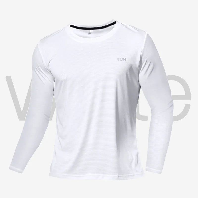 Quick Dry Lightweight Tops Men Long Sleeves T-Shirt Running Fitness Outdoor Sport Shirt Gym Clothing Men Ropa Deportiva Hombre