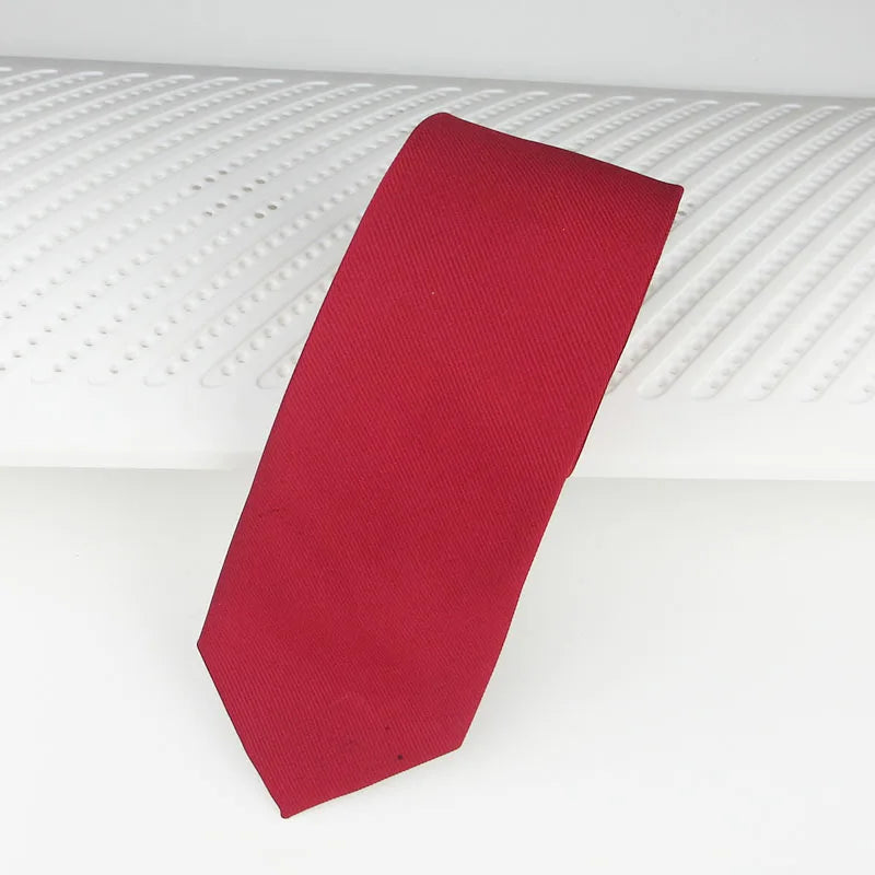 Red Tie ForMen Elegant Silk Necktie Legami White Stripe Solid Women Cravate Corbata Wedding Luxury Suit Man tuxed Gift Gravatas