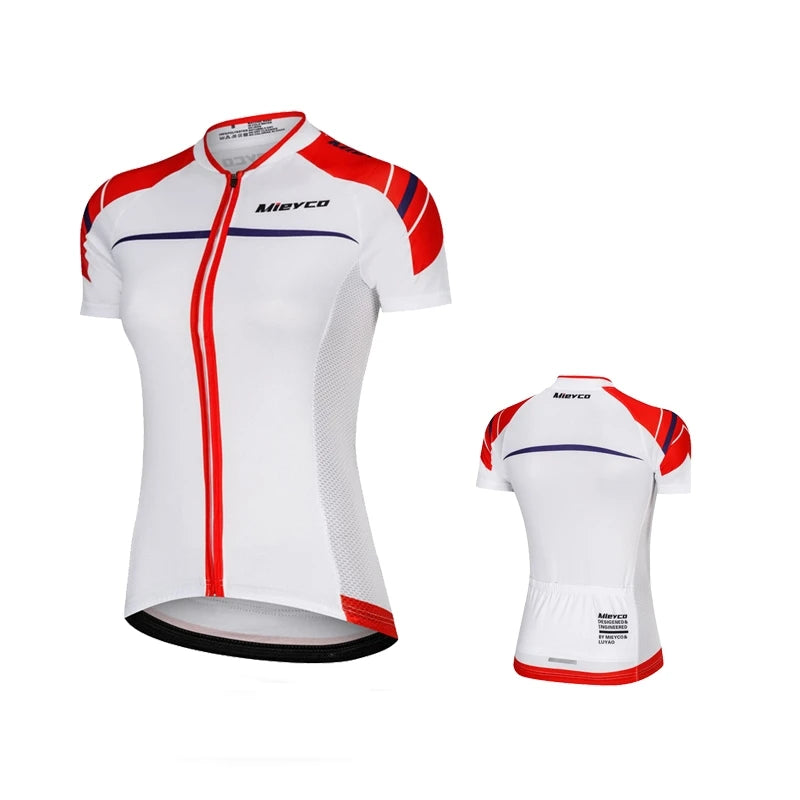 2023 Cycling Jersey Woman Outfits Summer Short Sleeve Clothing Quick Dry Breathable Women&