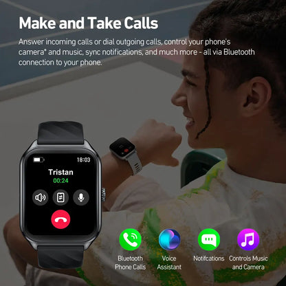 Zeblaze GTS 4 Voice Calling Smart Watch 1.94" HD AMOLED Display 100+ Sports Modes Heart Rate SpO2 Health Monitoring Smartwatch