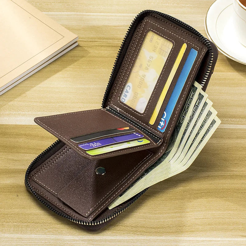 PU leather stitching men&