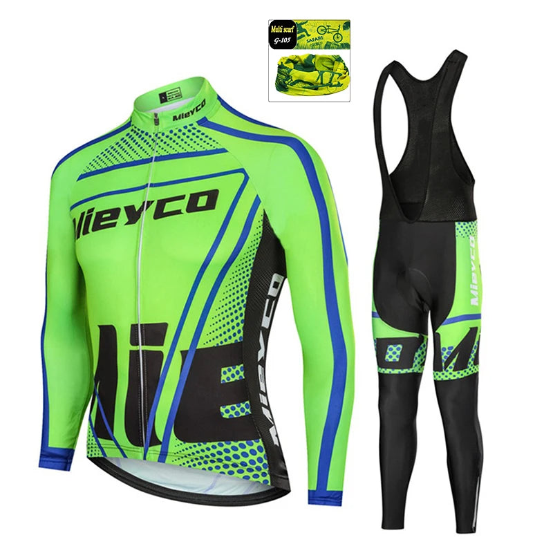 Pro Team Cycling Clothing Kit for Men, Racing Road Bike Clothes, MTB Uniform, Complete Bicycle Outfit, Skinsuit, 2025