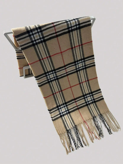 Luxury Brand Cashmere Warm Scarf for Women Design Winter Men Shawl Wrap Pashmina 2025Plaid Female Bufanda Echarpe Foulard