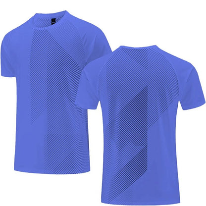 Simple Fashion Solid Color Sports T Shirts Summer Casual Breathable 3D Printed Fitness T-shirts Loose Quick Dry Men Women Tees