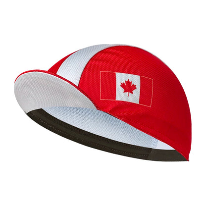 Classic cycling cap, multi-colored, flag, polyester sweat absorbent, neutral, popular