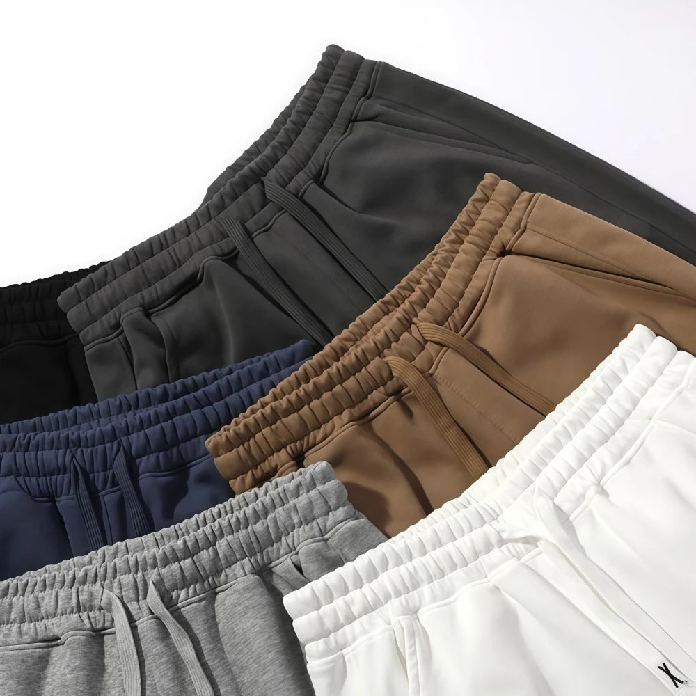 Mens Casual Pants Spring Autumn Sweatpants Men Running Jogger Sports Gym Trousers Fashion Solid Workout Basic Long Pants M-5XL