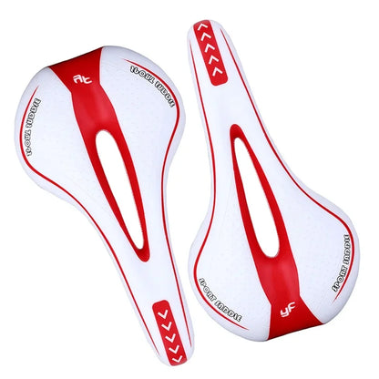Cycling Seat Saddle Soft Bicycle Pad Saddle Ergonomic Shock MTB Road Bike Silicone Skid-proof Seat Quality Leather Cushion