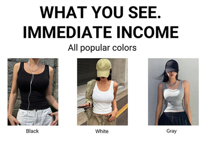 Summer Tight Tank Top Breathable And Comfy Sleeveless Ves For Women&