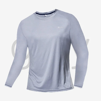 Quick Dry Lightweight Tops Men Long Sleeves T-Shirt Running Fitness Outdoor Sport Shirt Gym Clothing Men Ropa Deportiva Hombre