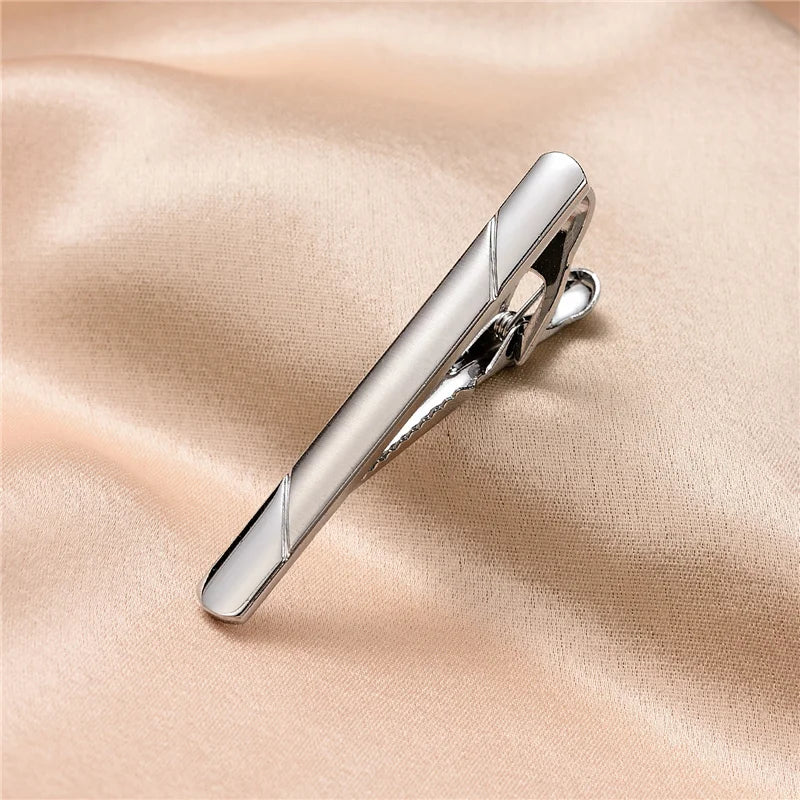 Minimalist Tie Clip For Men Tie Clip To Man Shirt Business Party Gift Box Jewelry Men&
