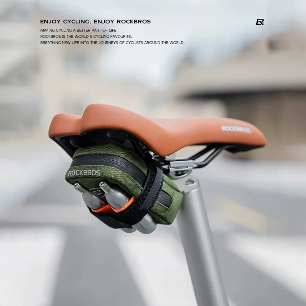  ROCKBROS Mini Bicycle Saddle Bag Lightweight Small 0.35L Bike Bag Portable Hand Bags Cycling Tail Bag Universal for All Bike