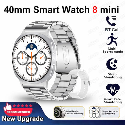 2026 New Watches 8 Mini GPS Track Smart Watch For Men Women Health Sport AMOLED Heart Rate Bluetooth Call Waterproof Smartwatch