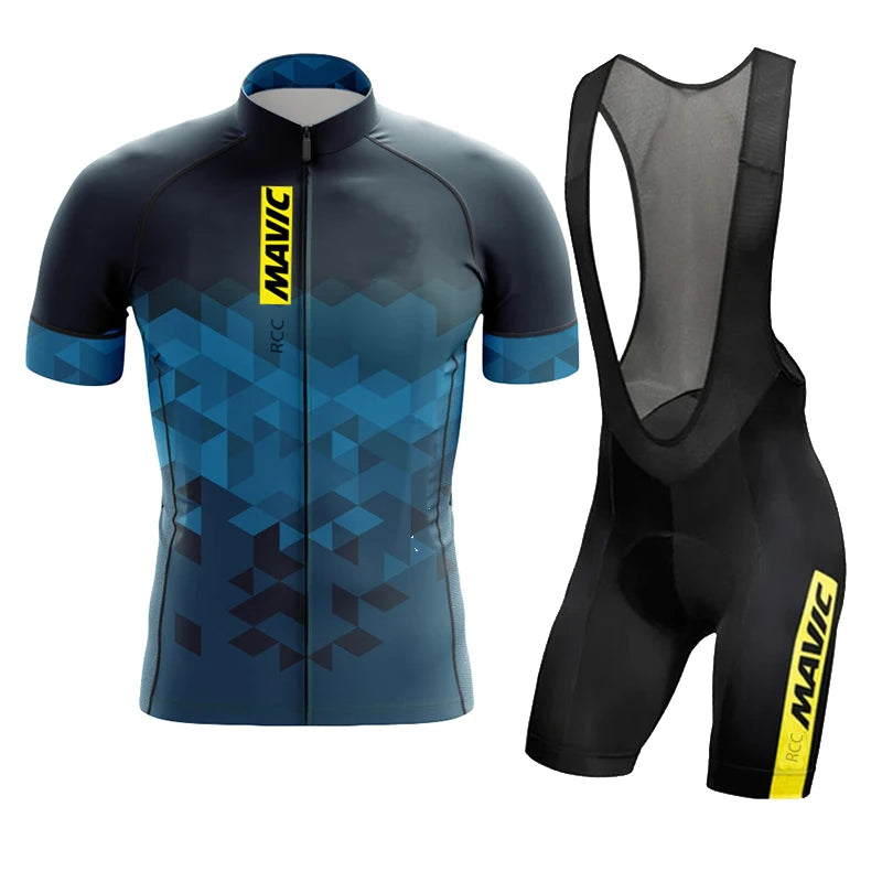 RCC MAVIC Pro Team Cycling Jersey Set Cycling Clothing Summer Road Bike Shirts Suit Bicycle Bib Shorts MTB Ropa Ciclismo Maillot