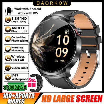T-REX New 2in1 Smartwatch Tracker Compass Built in Headphones Bluetooth Call Smartwatch Health Monitor Fitness Men Sports Watch