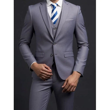 Suit (Blazer+ Vest + Trousers) Men&