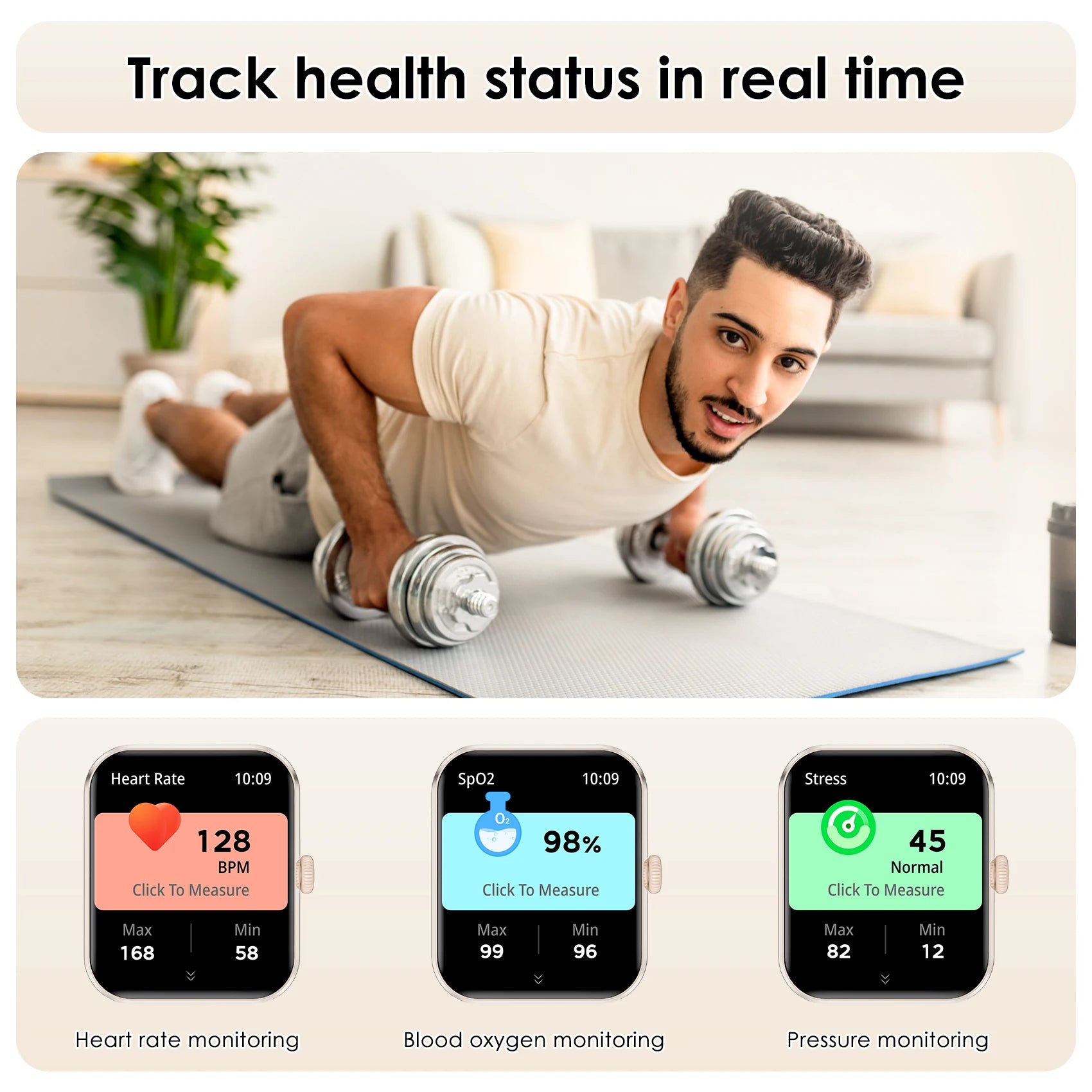 Blackview Waterproof R50 Smart Watch 1.85&