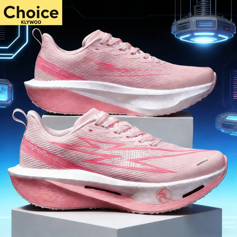 NEW Running Shoes Carbon Board Speciality Marathon Men Sports Breathable Lightweight Women&