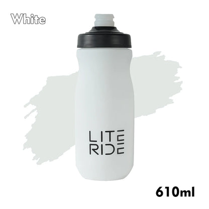 LITERIDE 610ml/710ml Bicycle Bottle MTB Road Bike Water Bottle Outdoor Sports Plastic Portable Large Capacity Drink Cycling