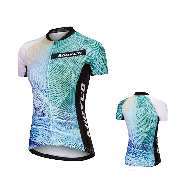 2023 Cycling Jersey Woman Outfits Summer Short Sleeve Clothing Quick Dry Breathable Women&