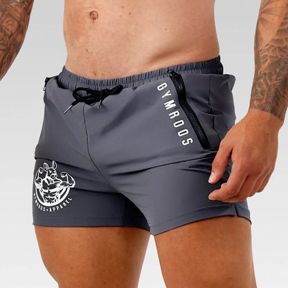 2023 New Sport Shorts Men Gym Workout Running Shorts Bodybuilding Joggers Summer Fitness Training Jogging Short Pants Male Beach