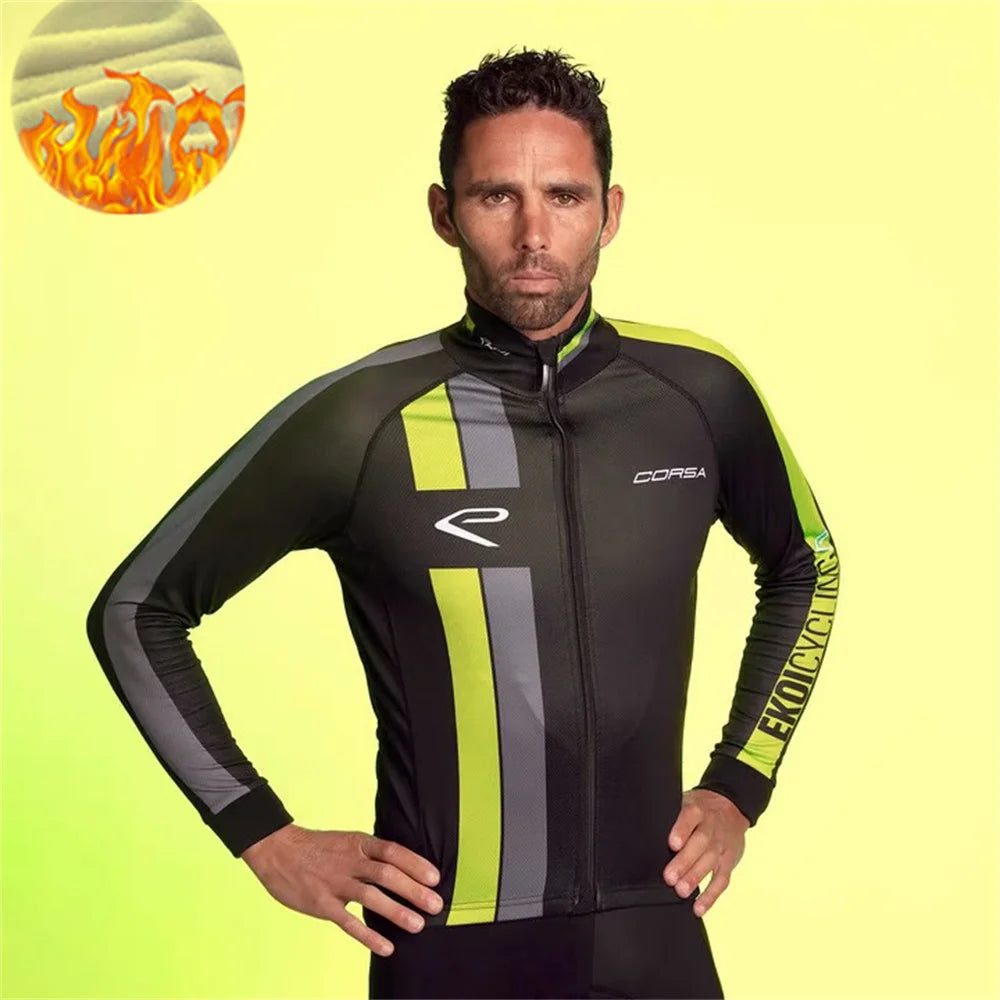 2024 New Winter Cycling Clothing Men&