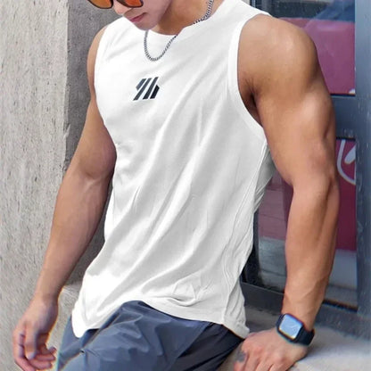 2025 Summer Gym Vest High Quality Mesh Shirt Sleeveless T-shirts Men Tank Tops Basketball Running Fitness Sports Vest Men