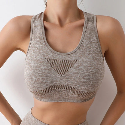 Sports Women Bras Yoga Top Vest High Shockproof Quick-drying Yoga Gym Running Fitness Underwear Ladies Seamless Sportswear