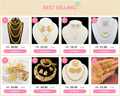 Necklace &amp; Earring Set for Women,  Bracelet Jewelry Sets, Bridal Wedding Gift Jewellery Woman Accessories