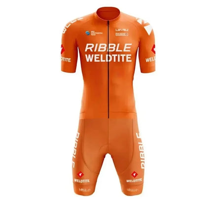 Pro team lycra aero skin suit custom logo cycling Skinsuit running ropa ciclismo bicicleta body wear triatlon triathlon