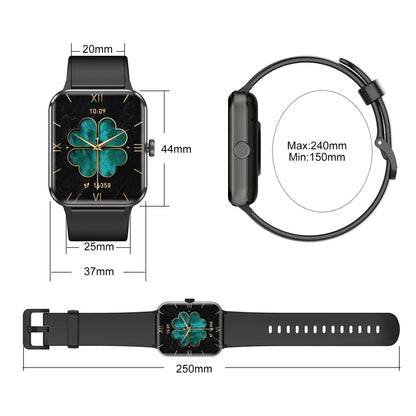 Bluetooth Calls R50 Smart Watch for Men Women 1.85&