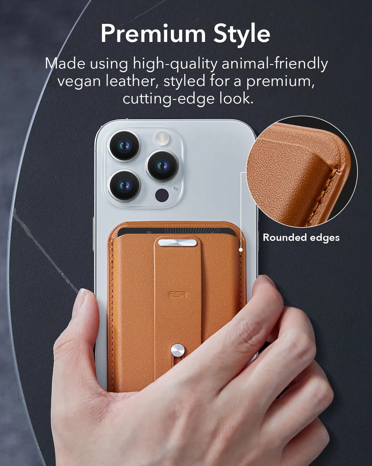 ESR for MagSafe Wallet with Find My Functionality 5 Cards Holder Strong Magnetic Wallet for iPhone 16/15/14/13/12 Series