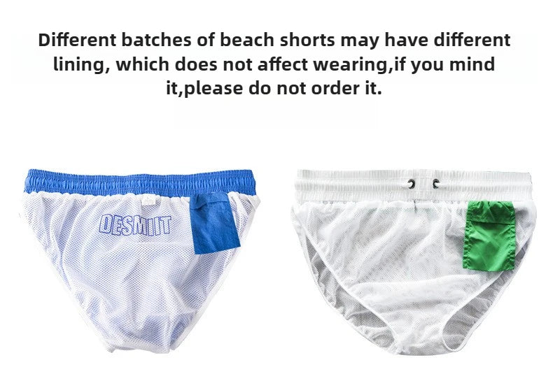 Desmiit Swimwear Man Swimmming Shorts Quick Dry Mens Beach Board Shorts Surfing Boardshorts Sea Man Gym Sport Wear Swim Trunks