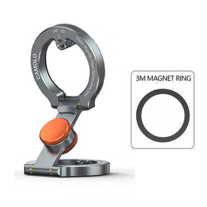 NEW Dual Magnetic Phone Holder with Flexible Spinner Desk &amp; Gym Mount for iPhone 17 16 15 14 Android Magsafe Stress Relief Toy